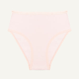 Organic Cotton High-Rise Brief in Quartz
