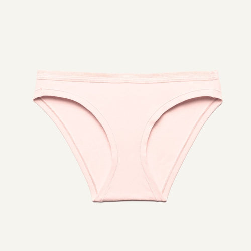 Organic Cotton Low-Rise Bikini in Quartz