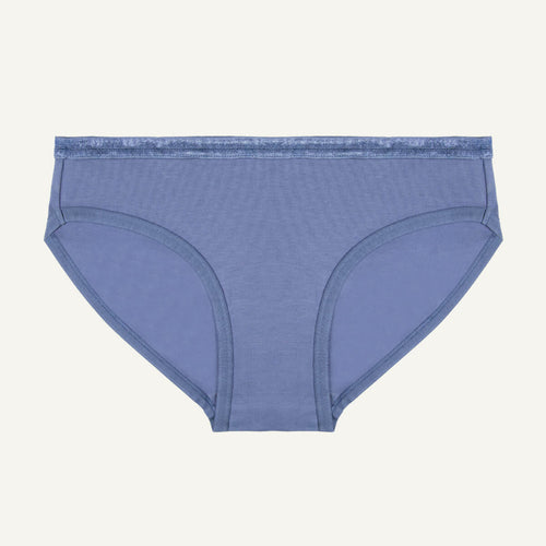 Organic Cotton Low-Rise Brief in Gale