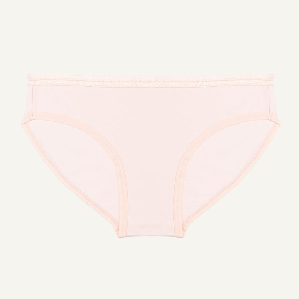 Organic Cotton Low-Rise Brief in Quartz