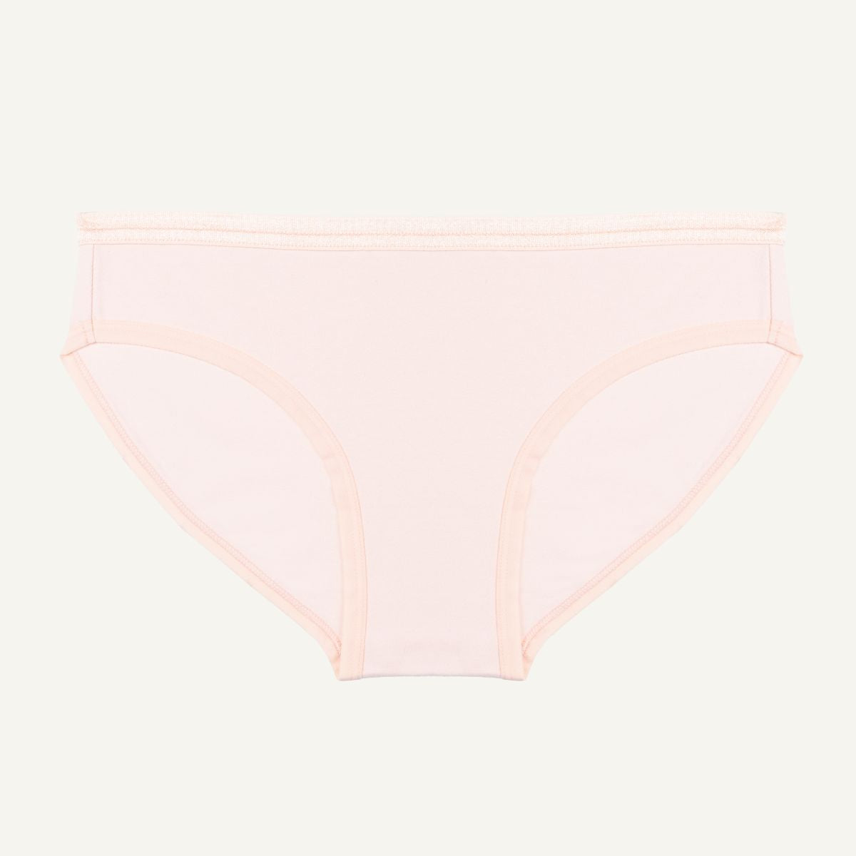 Organic Cotton Low-Rise Brief in Quartz