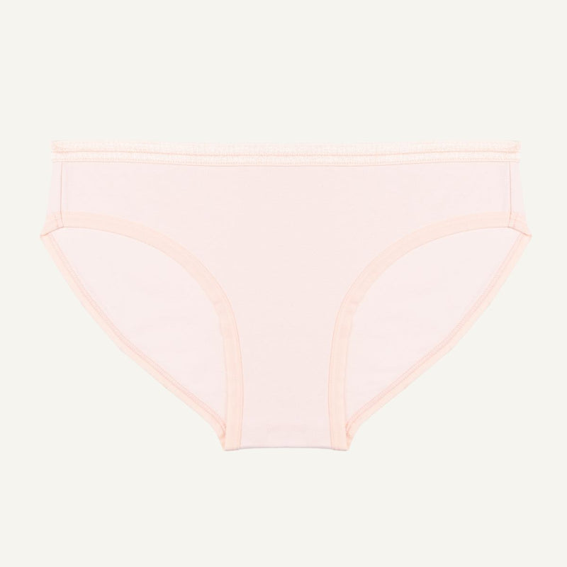 Organic Cotton Low-Rise Brief in Quartz