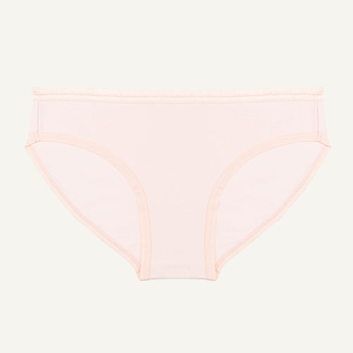 Organic Cotton Low-Rise Brief in Quartz