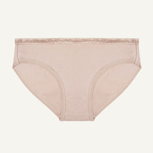 Organic Cotton Low-Rise Brief in Stone