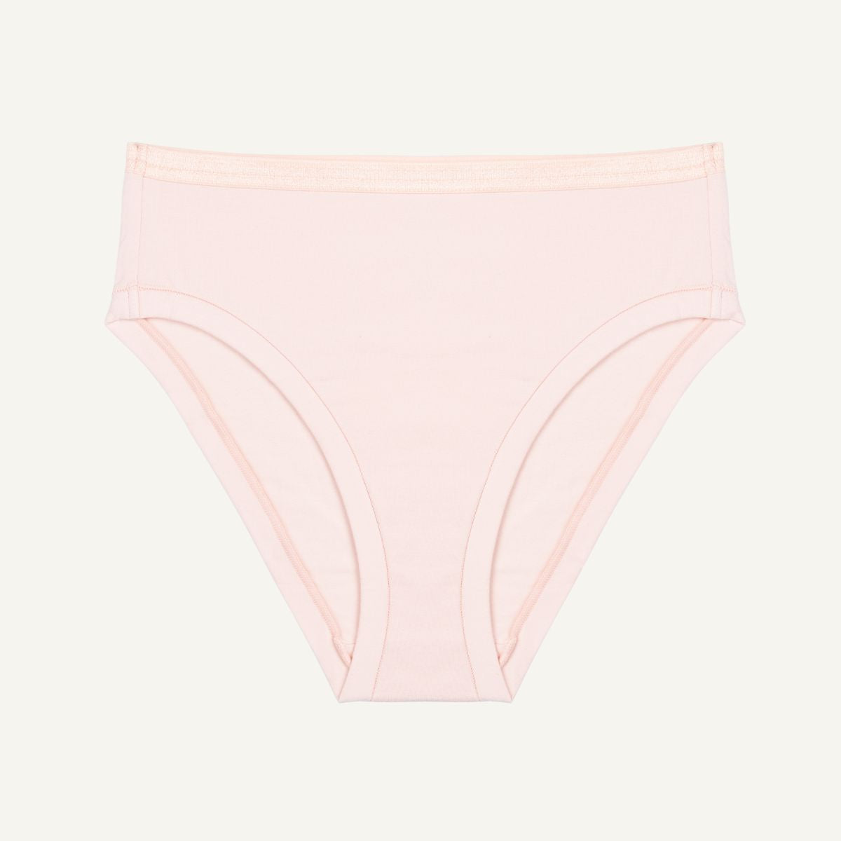 Organic Cotton Mid-Rise Bikini in Quartz