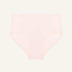 Organic Cotton Mid-Rise Brief in Quartz