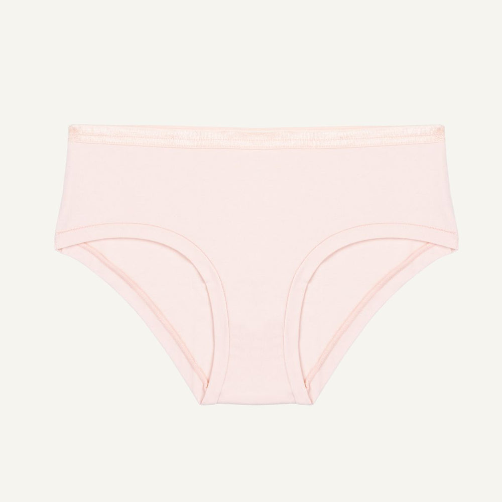 Mid-rise hipster in light pink quartz color.