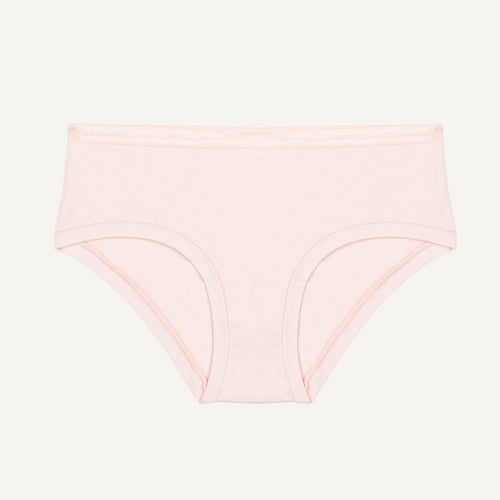 Mid-rise hipster in light pink quartz color.