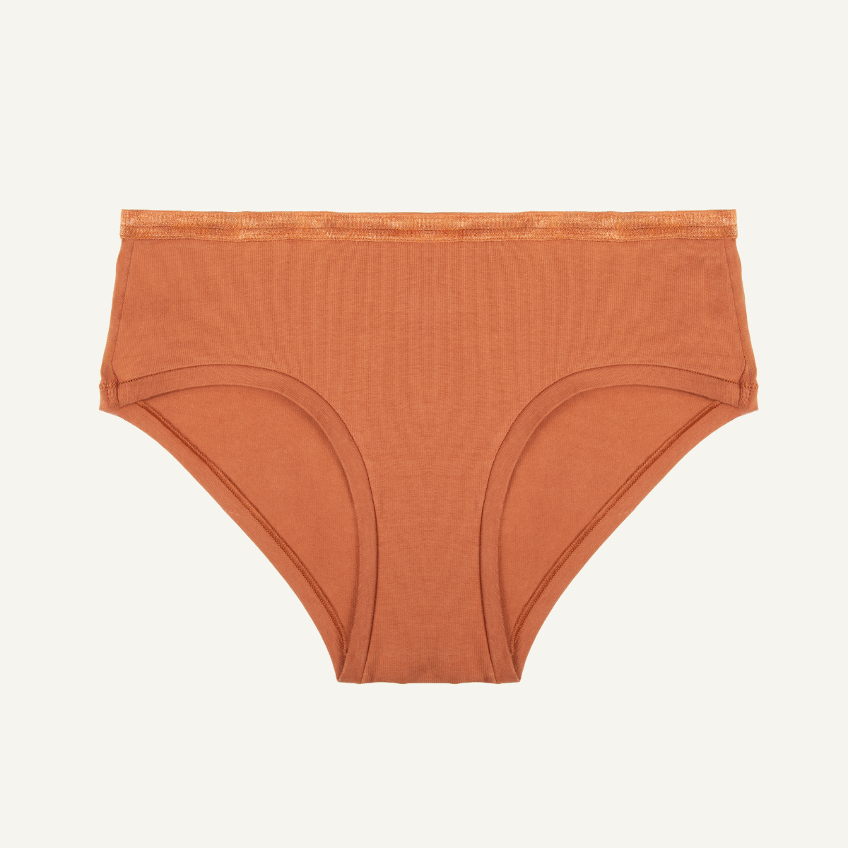 Organic Cotton Mid-Rise Hipster in Spice