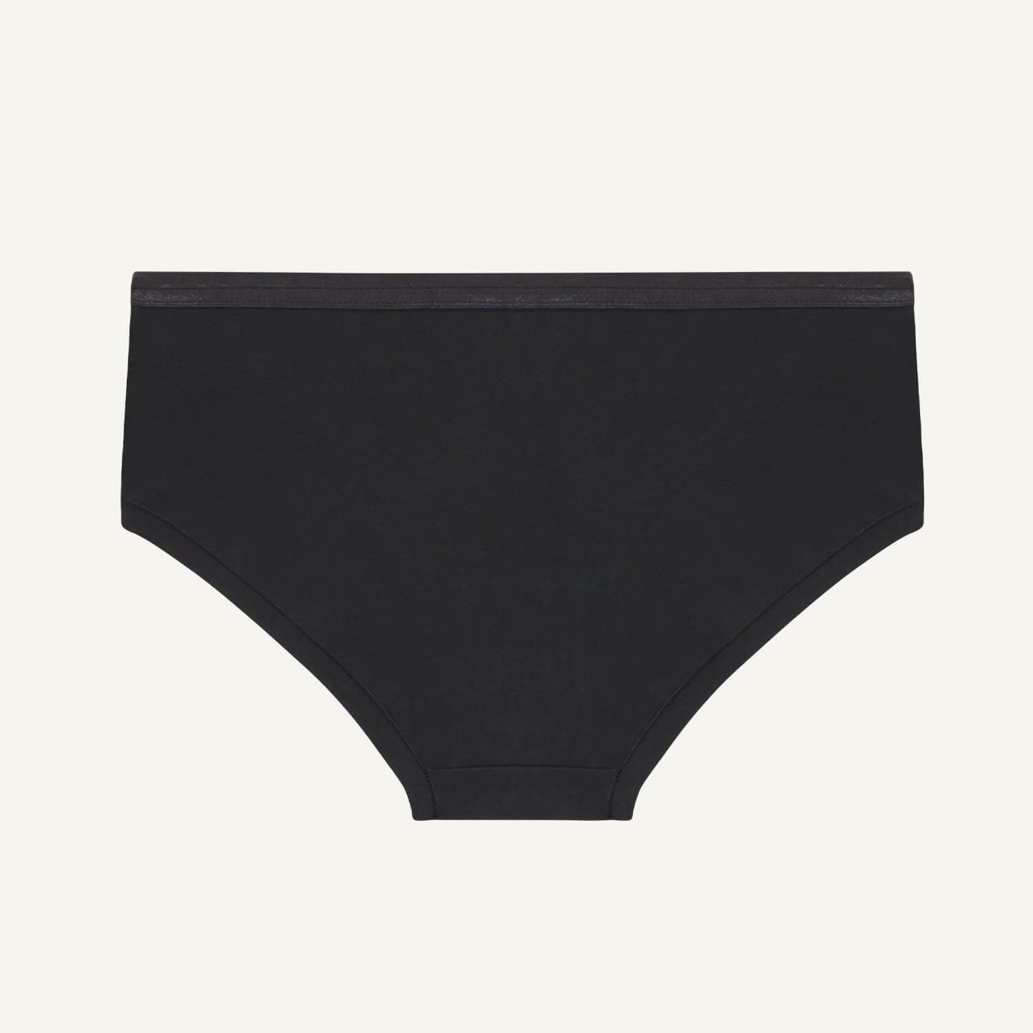 Organic Cotton Mid-Rise Hipster in Carbon
