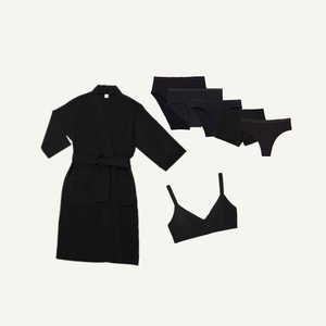 Organic Cotton Mother's Day Gift Set in Carbon