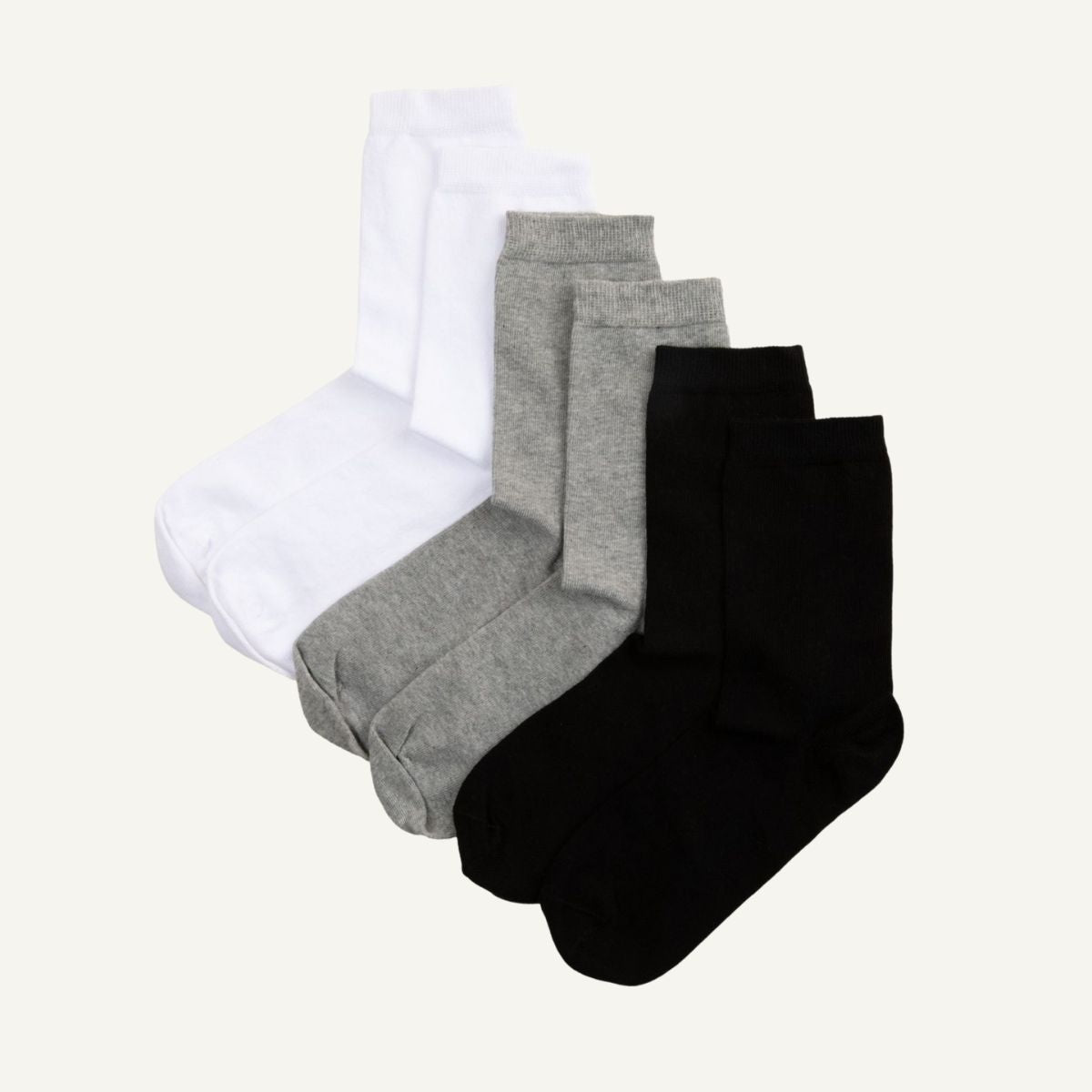 Subset Organic Cotton Lightweight Crew Sock: Available in 3 colors
