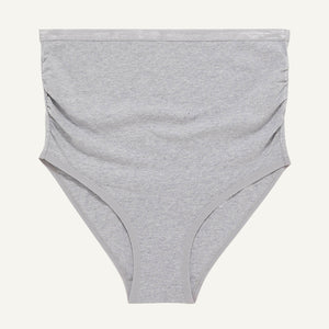 Organic Cotton Maternity Above-Belly Brief in Lunar