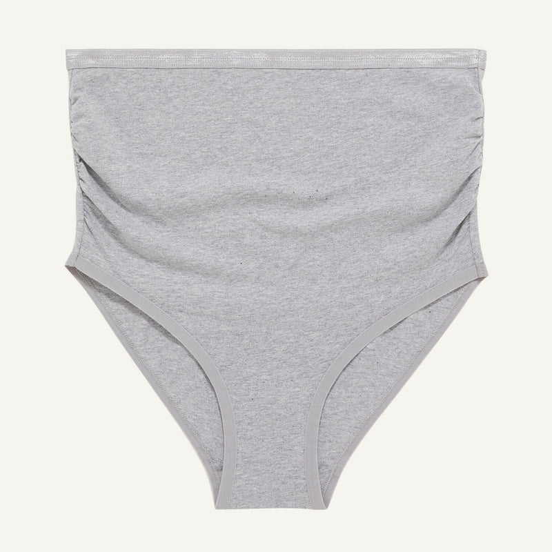 Organic Cotton Maternity Above-Belly Brief in Lunar
