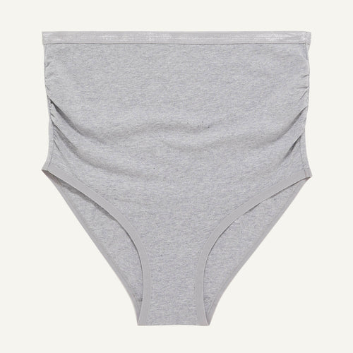 Organic Cotton Maternity Above-Belly Brief in Lunar