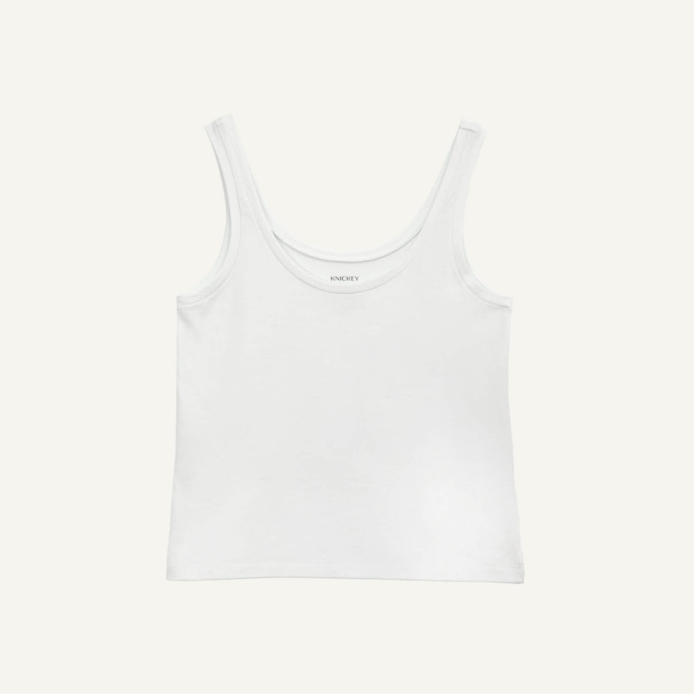 Organic Cotton Easy Tank in Cloud