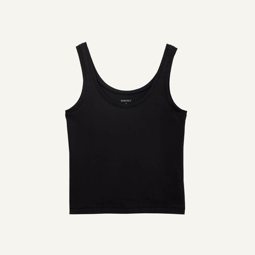 Organic Cotton Easy Tank in Graphite