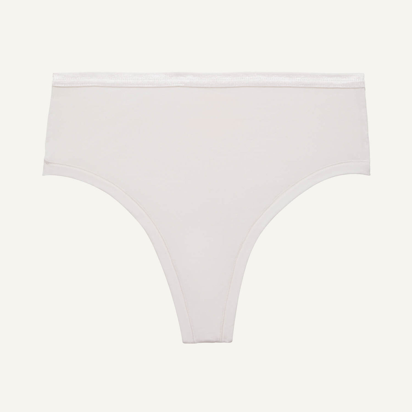 SO INTIMATES Junior's Size 11-13 LARGE Bonded Cotton WHITE THONG Panty  #SO83-005