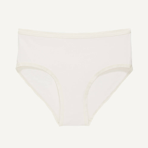 Organic Cotton Mid-Rise Brief in Cloud Nine