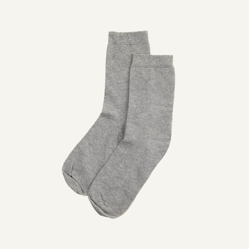 Organic Cotton Crew Sock in Lunar