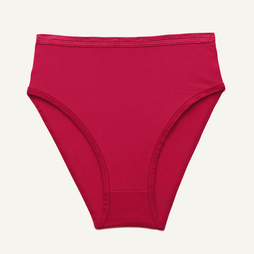 SALE High-Rise Brief in Cherry