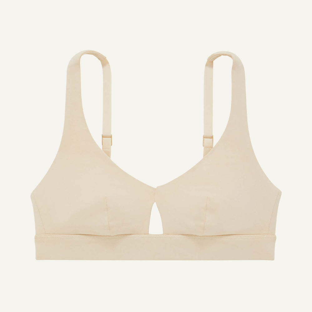 SALE Knickey Keyhole Bralette in Wheat