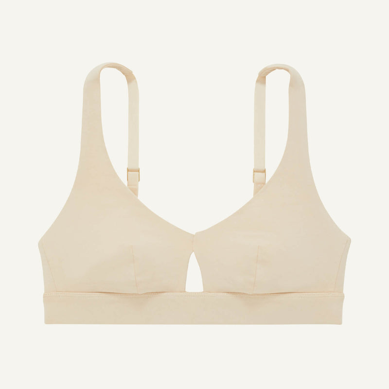 SALE Knickey Keyhole Bralette in Wheat