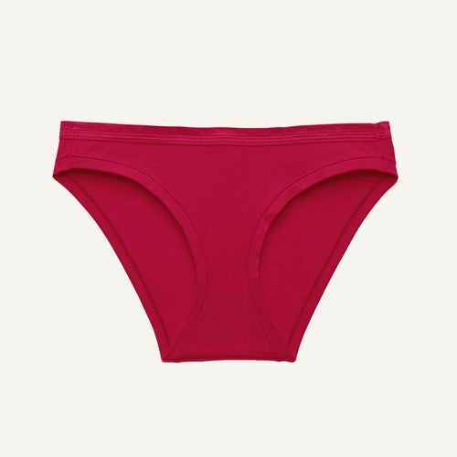 Low-Rise Bikini in Cherry