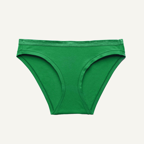 Low-Rise Bikini in Fig Leaf