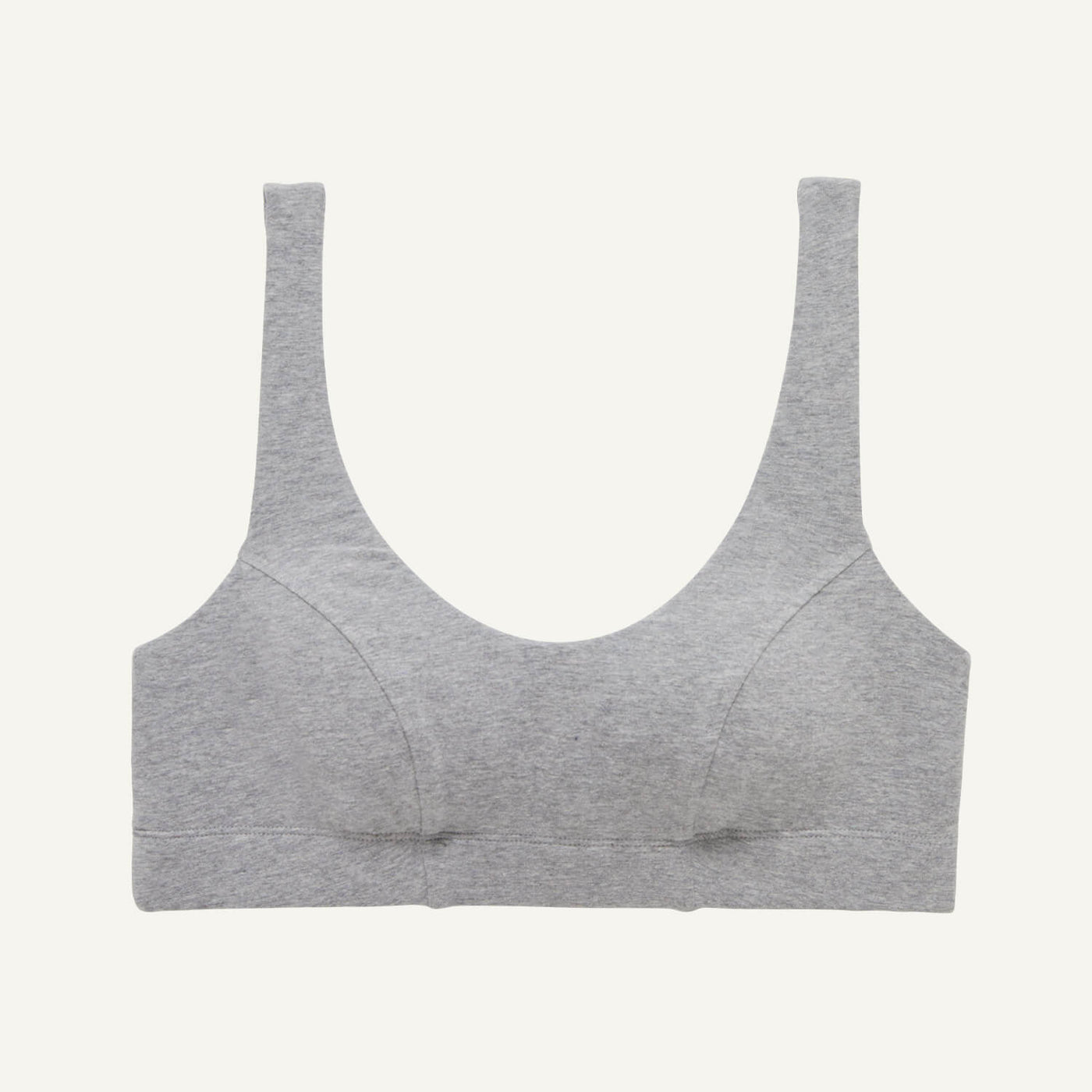 23Q3W00091 Scoop Neck Bralette made from an organic cotton blend