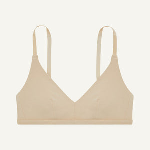 SALE Knickey Triangle Bralette in Wheat