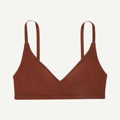 SALE Knickey Triangle Bralette in Cacao