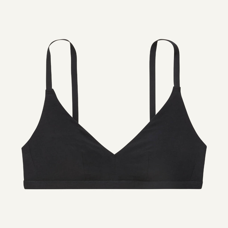 SALE Knickey Triangle Bralette in Carbon
